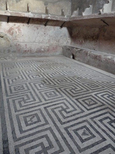 Greek Key Floor Art